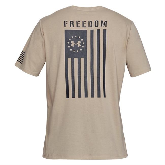 Men's Under Armour Freedom Flag Cotton T-Shirt Tactical Reviews ...