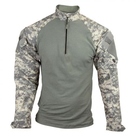 Men's TRU-SPEC Nylon / Cotton 1/4 Zip Tactical Response Combat Shirt ...